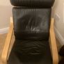 IKEA armchair with footstool Image 2