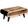 Coffee Table Rough Mango Wood 90x55x39 cm Image 3