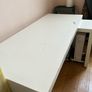 Ikea malm desk with pull out section Image 4