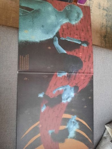 HIGH FIGHTER: Scars & Crosses LP- Blue Red splatter