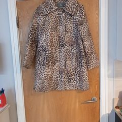 Michael  Mortell Leopard  Print  Long Jacket.