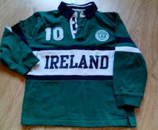 Green Shirt- Ireland. Age 5-6