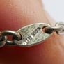 Vintage 925 Sterling Silver charm bracelet with flower charms Image 7