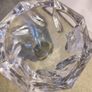 Orrefors Crystal Bowl Paperweight Style Residence by Olle Alberius Sweden Image 6
