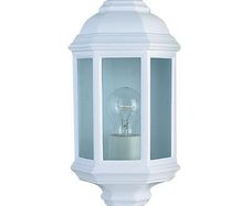 White Outdoor Wall Light
