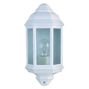 White Outdoor Wall Light