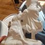 Pair of Large White Ornaments Image 3