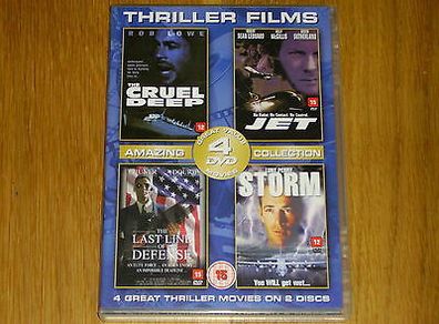 Cruel Deep / Jet / Last Line Of Defense / Storm - 4 Film DVD set.