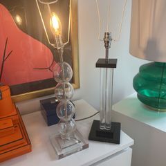 Glass lamp base