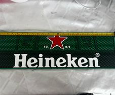 Heineken rubber bar runner