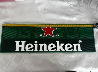 Heineken rubber bar runner