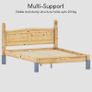 Solid Wood Low Foot Bed Frame Double Image 5