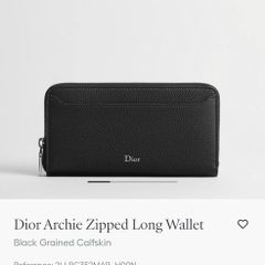 long wallet Christian Dior