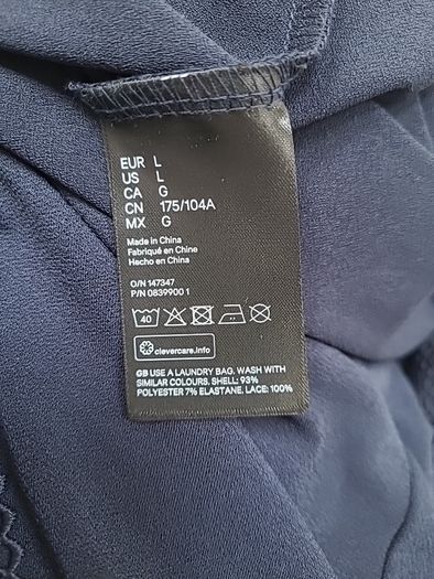 Navy Ladies Top H&M
