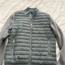 Reiss Hybrid Quilt Jacket in Teal Green Image 2