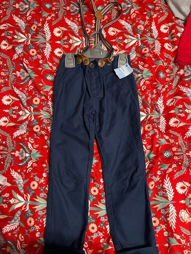 New navy trousers