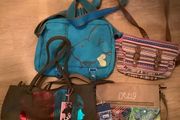 4 New Canvas Bags