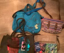 4 New Canvas Bags