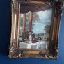 2 antique gold framed pictures bought at auction size 18inch wide x 22inch long Image 6