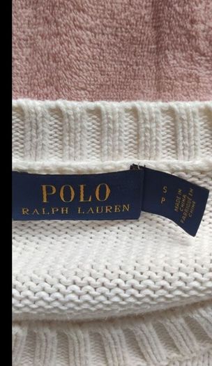 Authentic Polo Ralph Lauren  Bear Jumper. Size S. Cotton/Wool