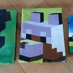 Minecraft duvet and pillow case