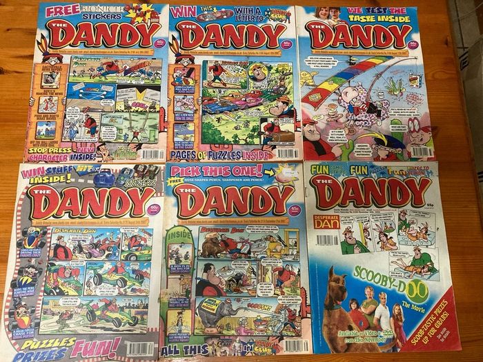 Comics: 'The Dandy' 2000,2001 and 2002 (54 numbers)