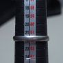 Vintage English Platinum Ring Fully Hallmarked Birmingham Size 62 Image 8