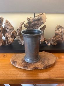 Antique James Dixon & Sons Sheffield Pewter Pub Measure