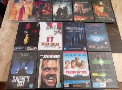 Stephen King DVD Collection Bundle Lot Classic Horror