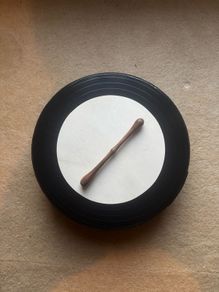 McNeela bodhran & carrying case & tipper