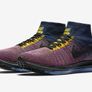 NikeLab Zoom All Out Flyknit College Navy Vivid Purple UK 11/ US 12 DEADSTOCK Image 8