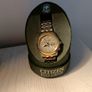 Citizen Eco-Drive Moon Phase Calibre 8651 WR 100 Never Worn Two Tone Bracelet Watch Image 10