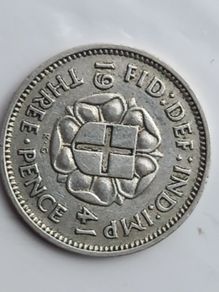 1917 - 1941 UK Threepence