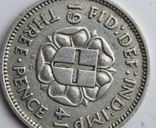 1917 - 1941 UK Threepence