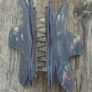 Iridescent Bluey Purple Starfish Claw Clip Image 2