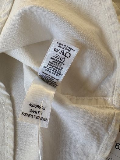 Dunnes stores white cotton shirt BNWT