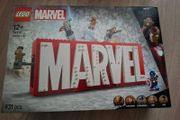 LEGO Marvel 76313 MARVEL Logo &amp; Minifigures