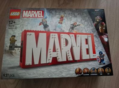 LEGO Marvel 76313 MARVEL Logo & Minifigures
