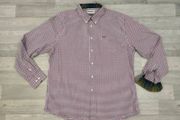 Barbour Button Down Check Oxford Shirt Mens XXL