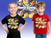The Family Gaming Team T Shirt FGTeeV Nerd Roblox shirt Gift Kids Children Tee Top
