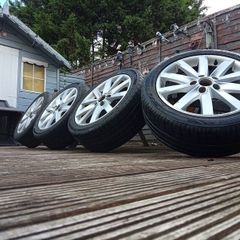 Volkswagen golf original GT alloy wheels 17inch