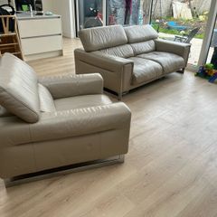 Natuzzi Editions 2 seater sofa & armchair