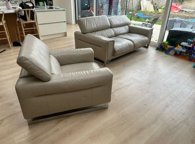 Natuzzi Editions 2 seater sofa & armchair