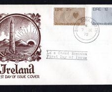 1972 Ireland World Health Day Commemorative Stamps Illustrated First Day Cover (FDC) with Bailar Atha Cliath (Dublic) cancel