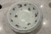 Empire Ware Antique Serving Bowl Lilac Print