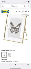 Gold photo frames for wedding table numbers