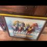 Horses racing oil painting Image 2
