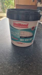 Unopened Black Tile Grout  Unibond