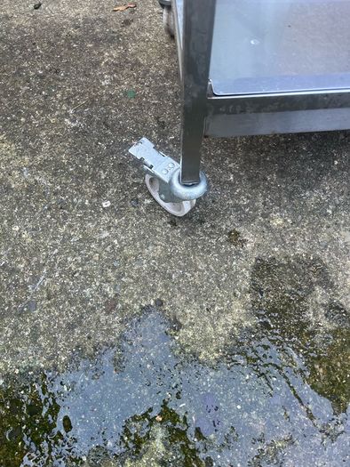 3 Tier stainless steel trolley