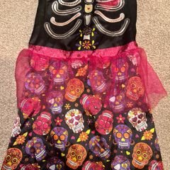 girls skeleton dress